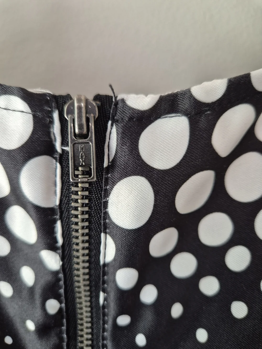 5T Black and White Polka Dot Dress